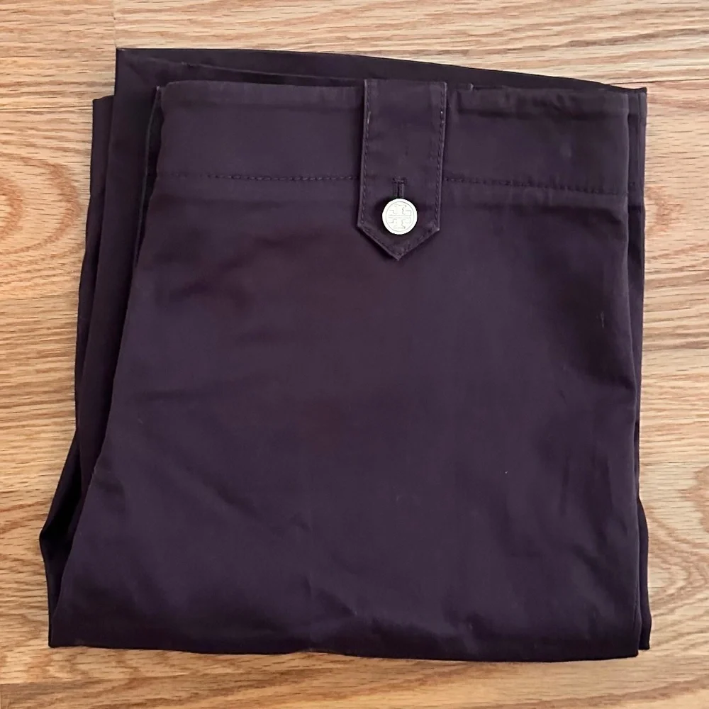 Tory Burch Brown Kinny Bermuda Shorts (6)